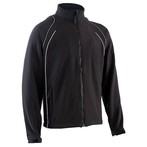Unbranded Teamwear Softshell Team Jacket Black Kids - Front