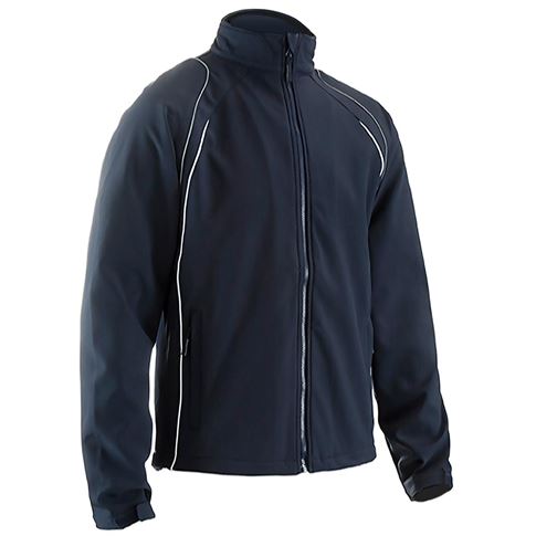 Unbranded Teamwear Softshell Team Jacket Navy Kids - Front