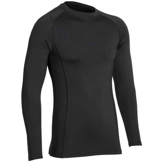 Unbranded Teamwear Baselayer Top Black Kids - Front