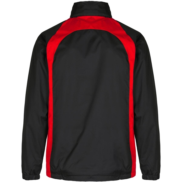 Unbranded Teamwear Elite Showerproof Jacket Black/Red Kids - Bac