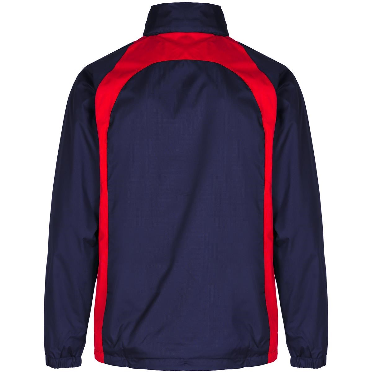 Unbranded Teamwear Elite Showerproof Jacket Navy/Red Kids - Fron