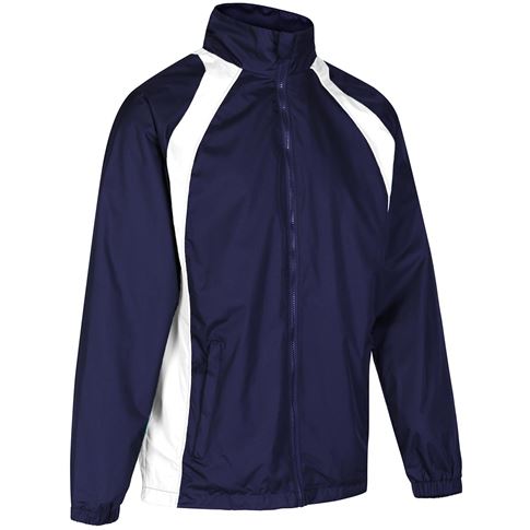 Unbranded Teamwear Elite Showerproof Jacket Navy/White Kids - Fr