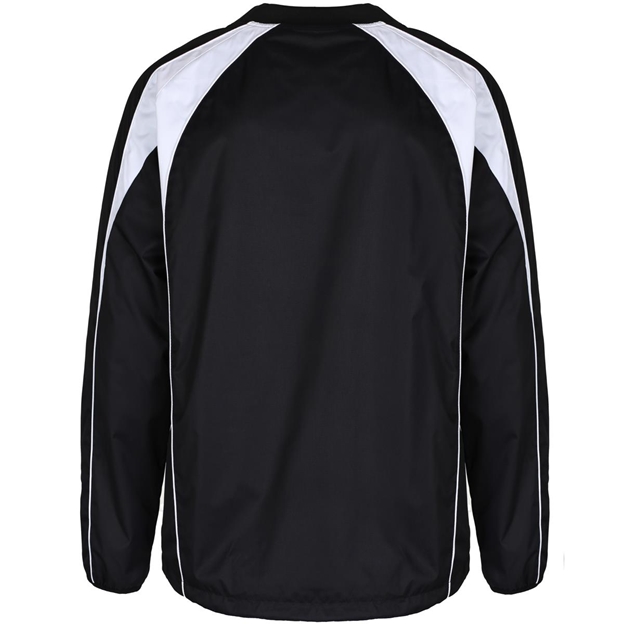 Unbranded Teamwear Pro Training Top Black/White Kids - Back