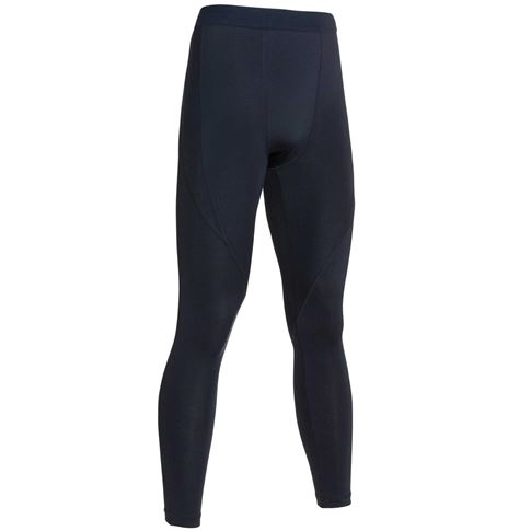 Unbranded Teamwear Baselayer Leggings Navy Kids - Front