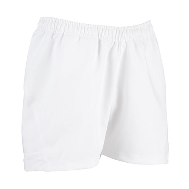 Unbranded Teamwear Pro Rugby Shorts White Kids - Front