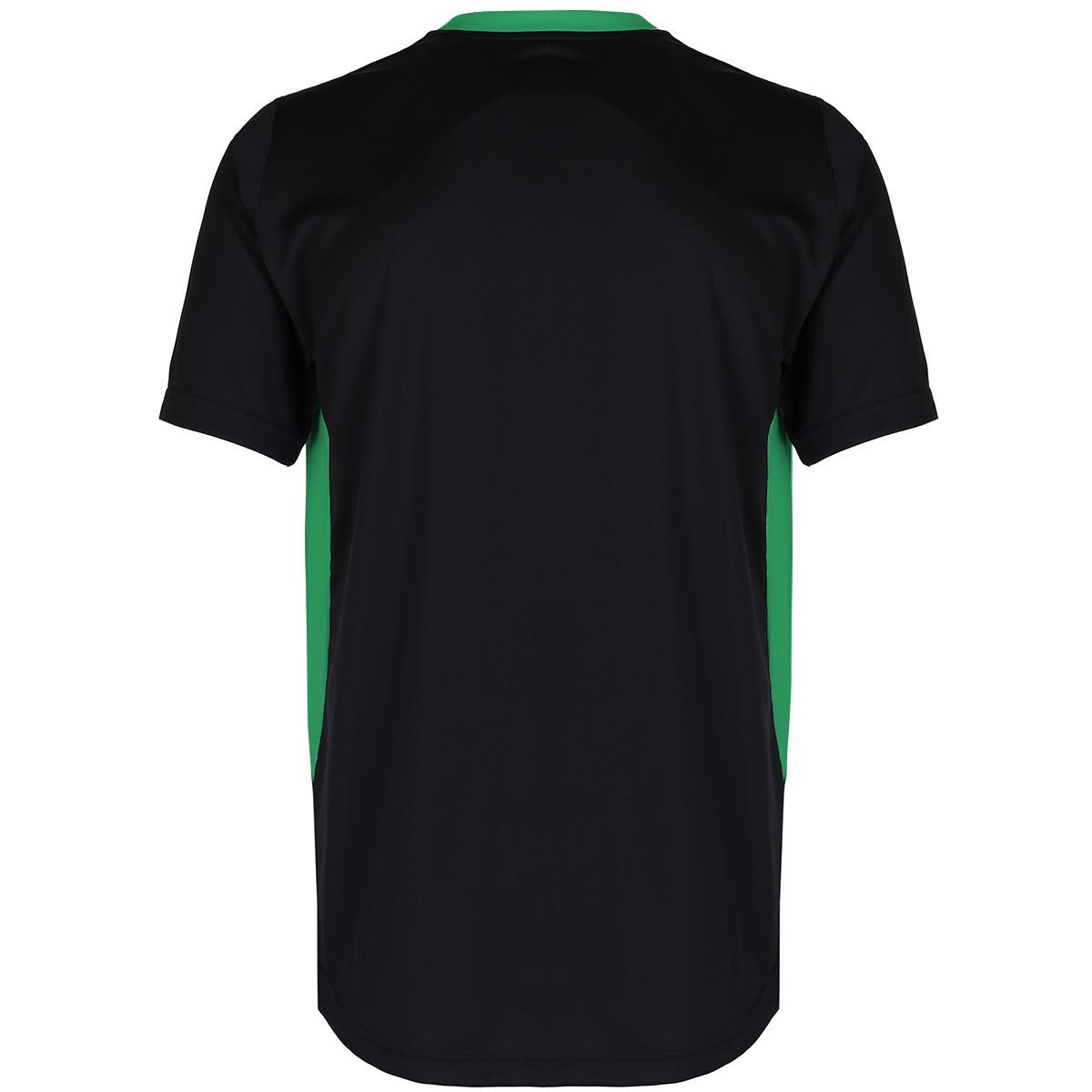 Unbranded Teamwear Pro Training Tee Black/Emerald - Front