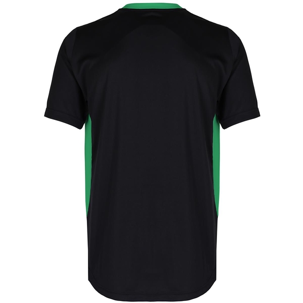 Unbranded Teamwear Pro Training Tee Black/Emerald - Back