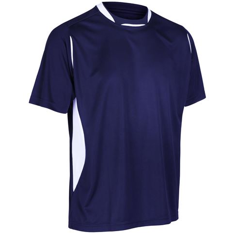 Unbranded Teamwear Pro Training Tee Navy/White Kids - Front