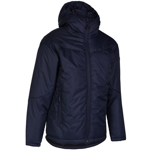 Unbranded Teamwear Contoured Thermal Jacket Navy Kids front 