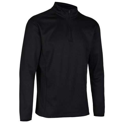 Unbranded Teamwear Functional Midlayer Black Kids front