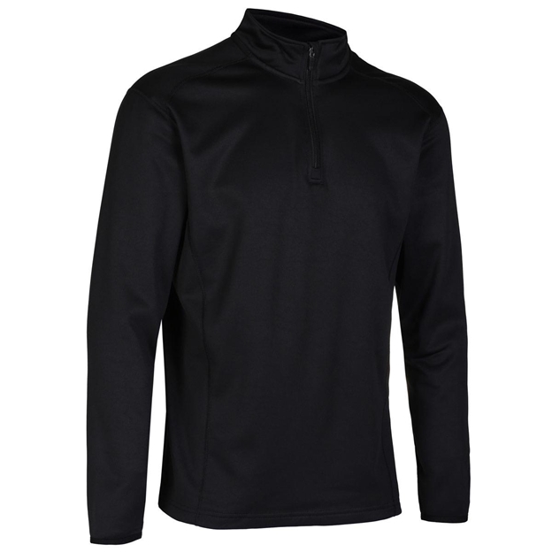Unbranded Teamwear Functional Midlayer Black Kids front