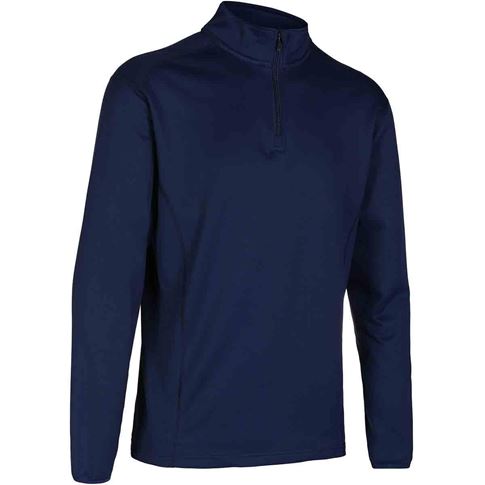 Unbranded Teamwear Functional Midlayer Navy Kids front