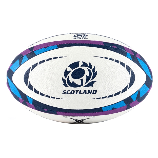 Gilbert Scotland Replica Rugby Ball - Back