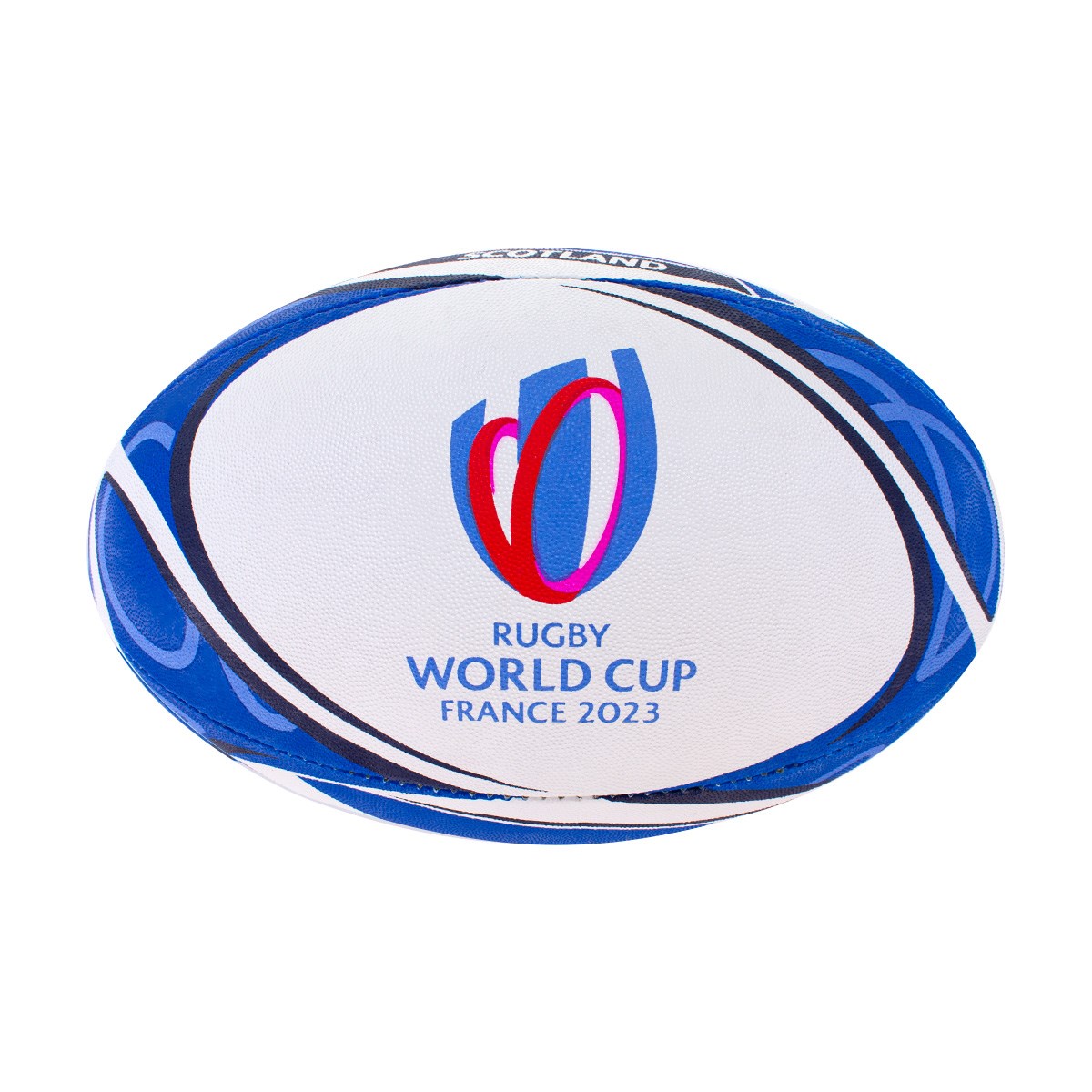 Rugby World Cup 2023 Scotland Flag Rugby Ball - Front
