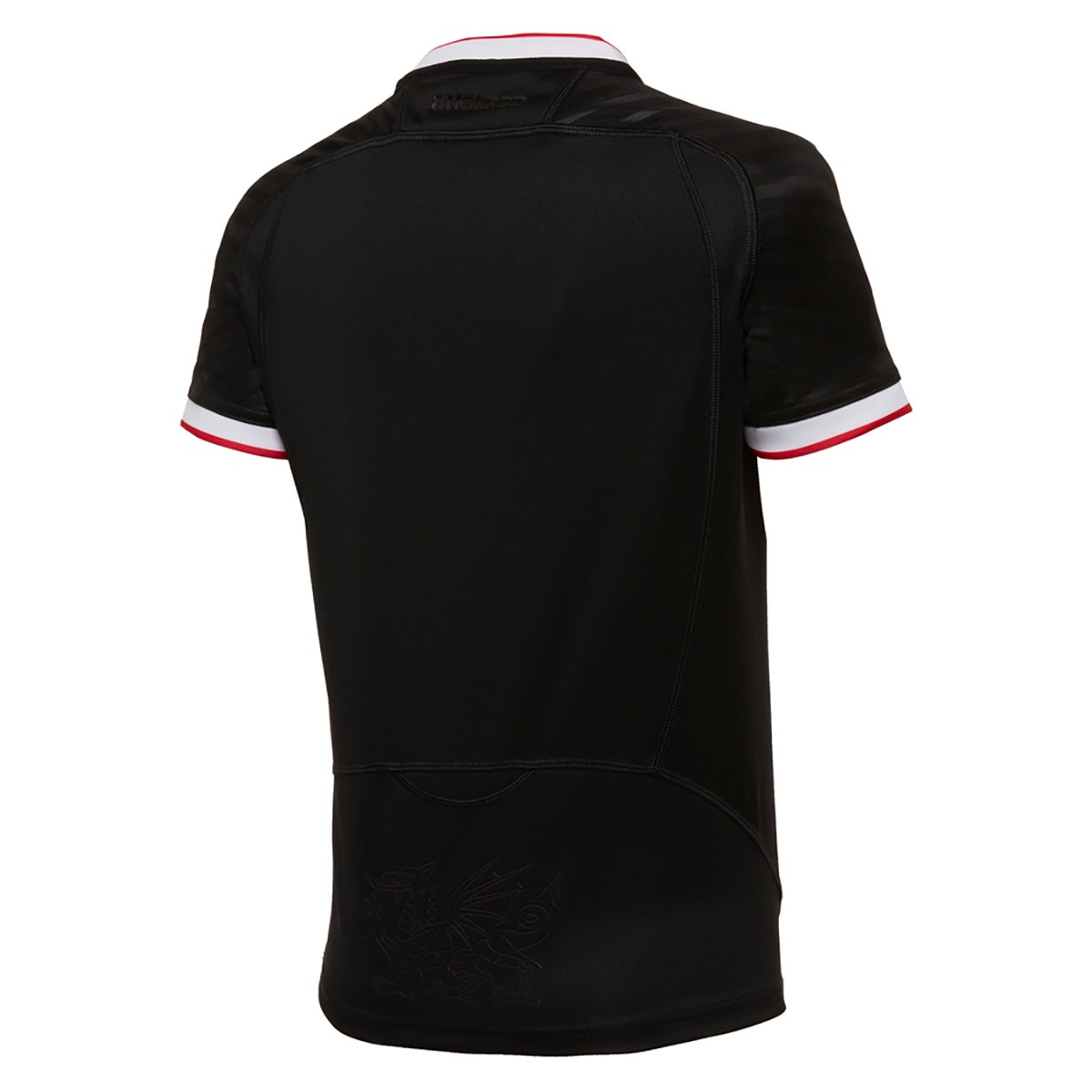 Wales Poly Alternate Rugby Shirt S/S Kids 2021 - Front