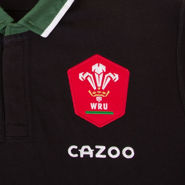 Wales Mens Classic Alternate Rugby Shirt - Short Sleeve 2023 - W