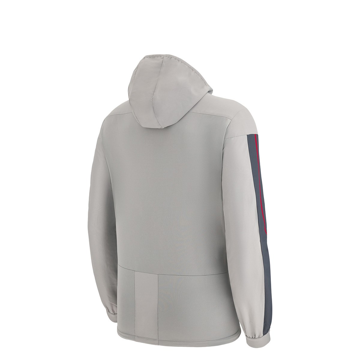 Wales Kids Travel Full Zip Track Top - Grey 2023 - Front