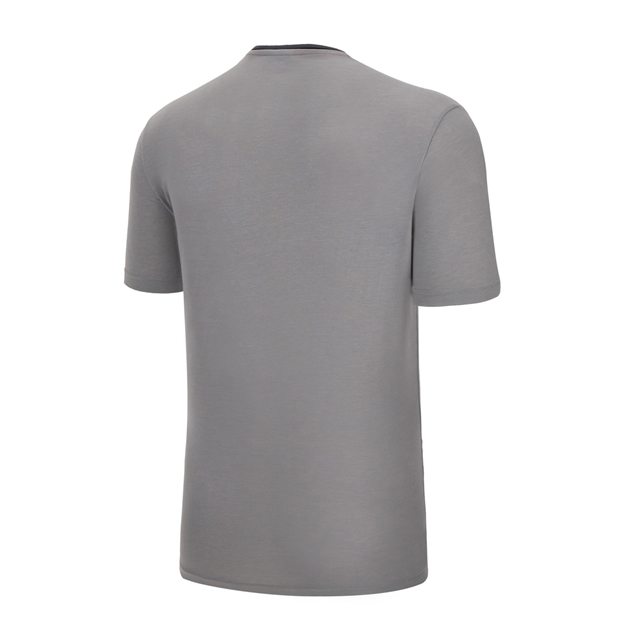 Wales Kids Leisure Cotton Tee - Grey 2023 - Back