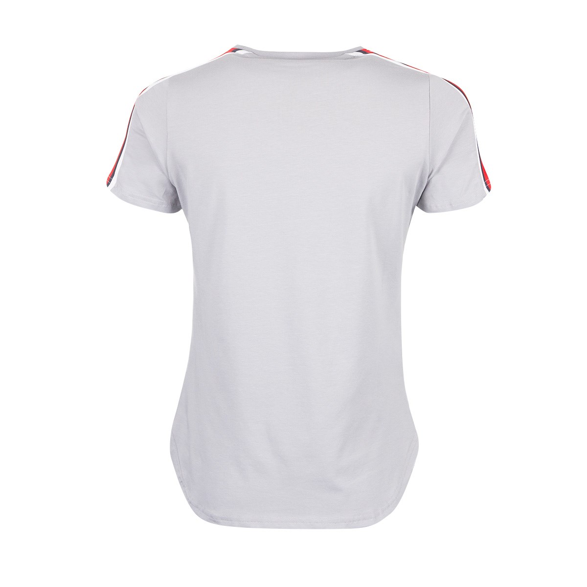 Wales Womens Leisure Cotton Tee - Grey 2023 - Front