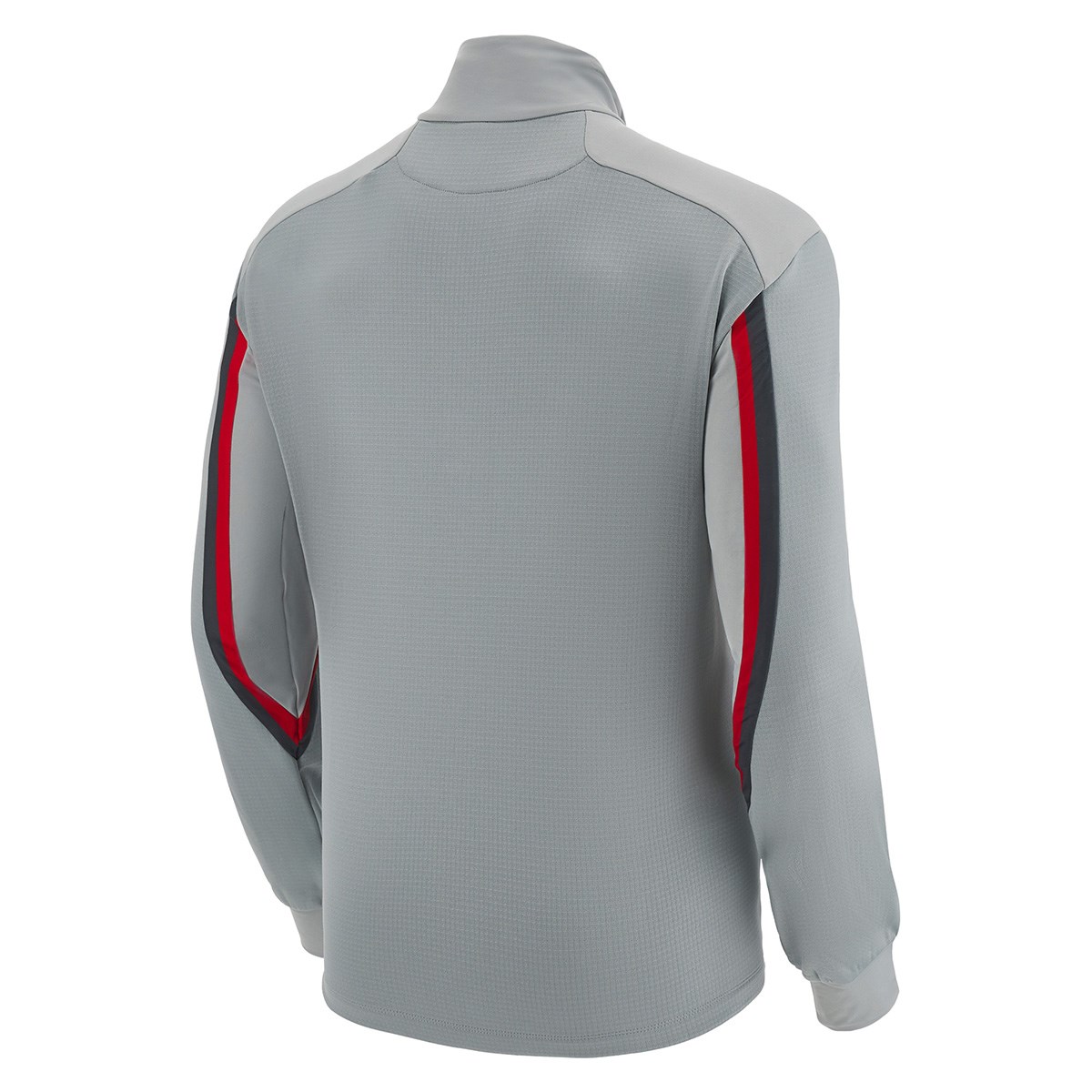 Wales Kids Travel 1/4 Zip Fleece - Grey 2023 - Front