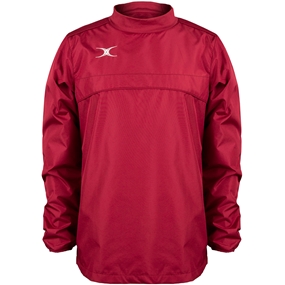 Gilbert Teamwear Photon Warm Up Top Maroon - Front
