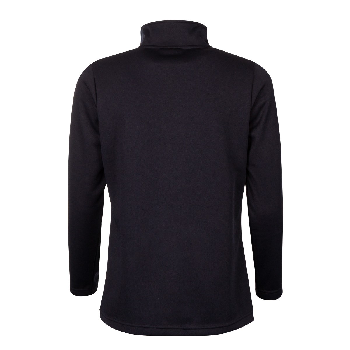 Barbarians Womens Solar 1/4 Zip Fleece - Black - Front