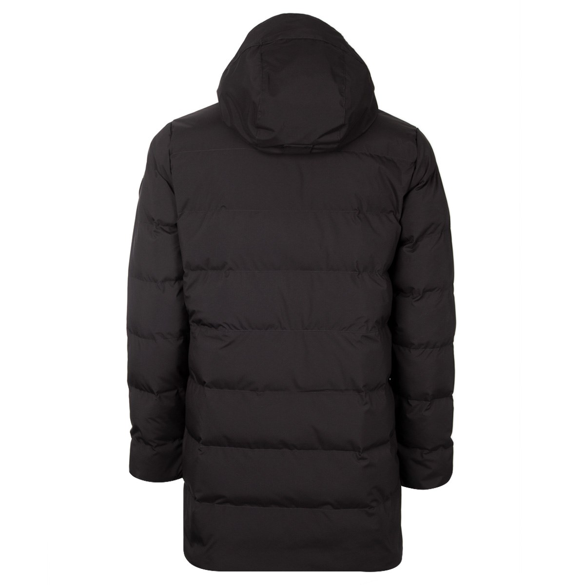 Musto Mens Marina Quilted Parka Jacket - Black - Front