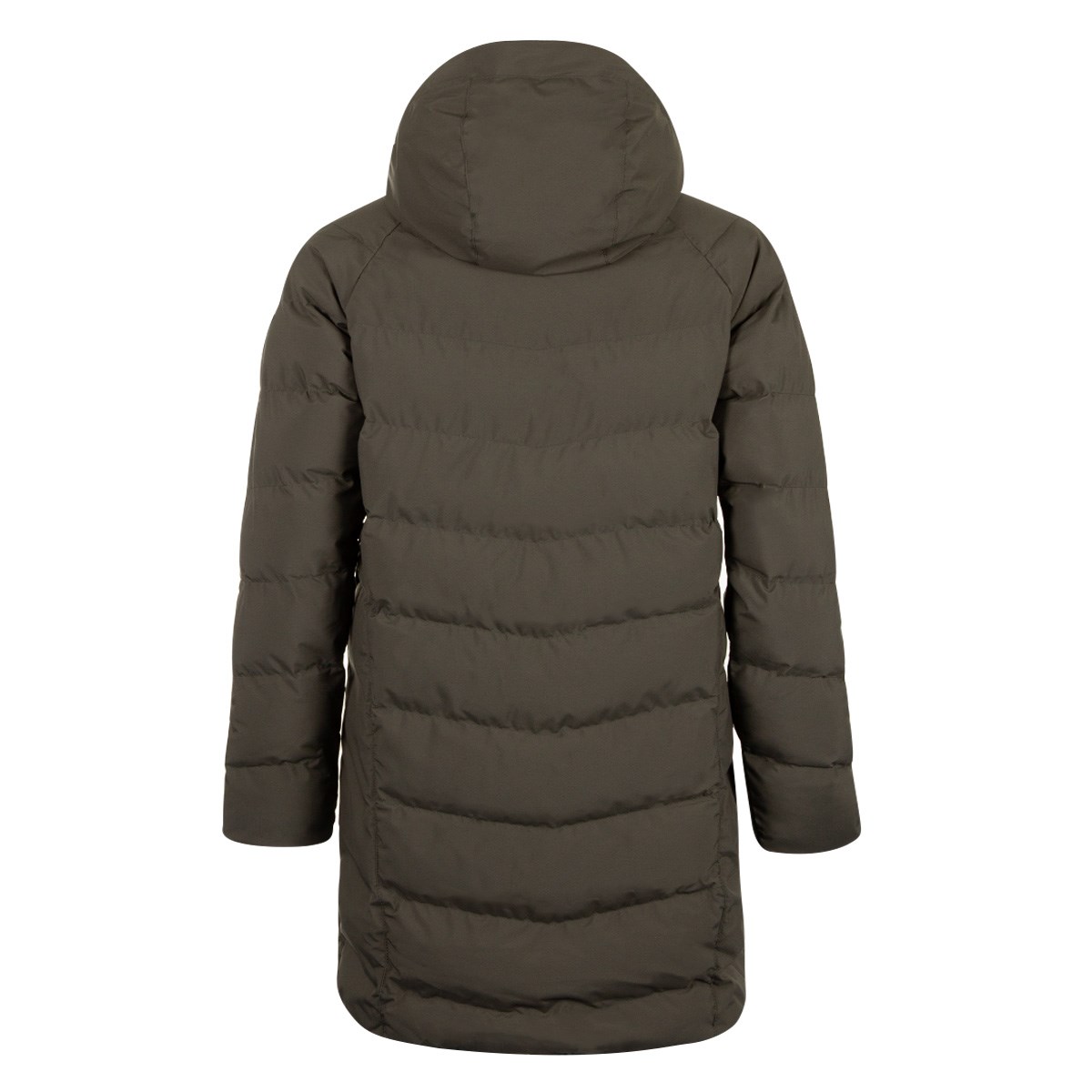 Musto Womens Marina Long Quilted Parka Jacket - Field Green - Fr