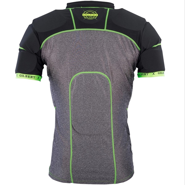Gilbert Charger X1 Rugby Shoulder Pads - Back