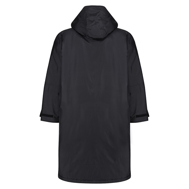 Adults Unbranded Teamwear Weatherproof Changing Robe - Black - B