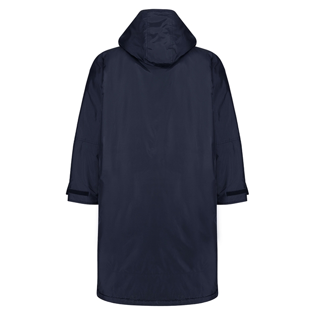 Kids Unbranded Teamwear Weatherproof Changing Robe - Navy - Back