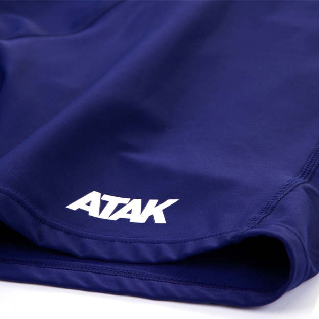 Atak Mens Compression Shorts - Navy - Hem