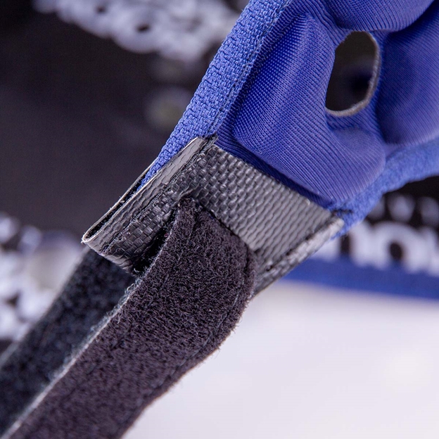 Body Armour Ventilator Headguard Navy - Chin Strap