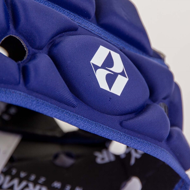 Body Armour Ventilator Headguard Navy Kids - Logo