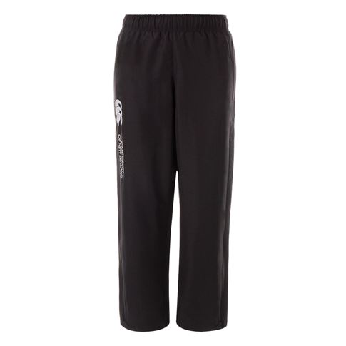 Canterbury Youths Open Hem Stadium Pants - Black - Front