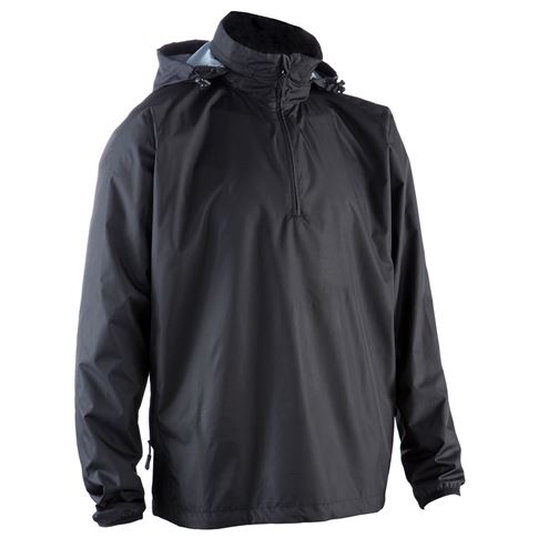 Unbranded Teamwear Waterproof Jacket Black Kids - Front