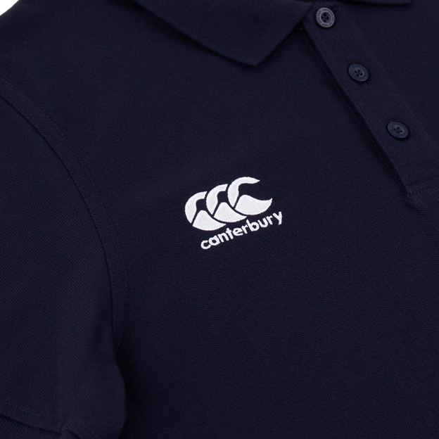Canterbury Mens Waimak Polo - Navy - Logo