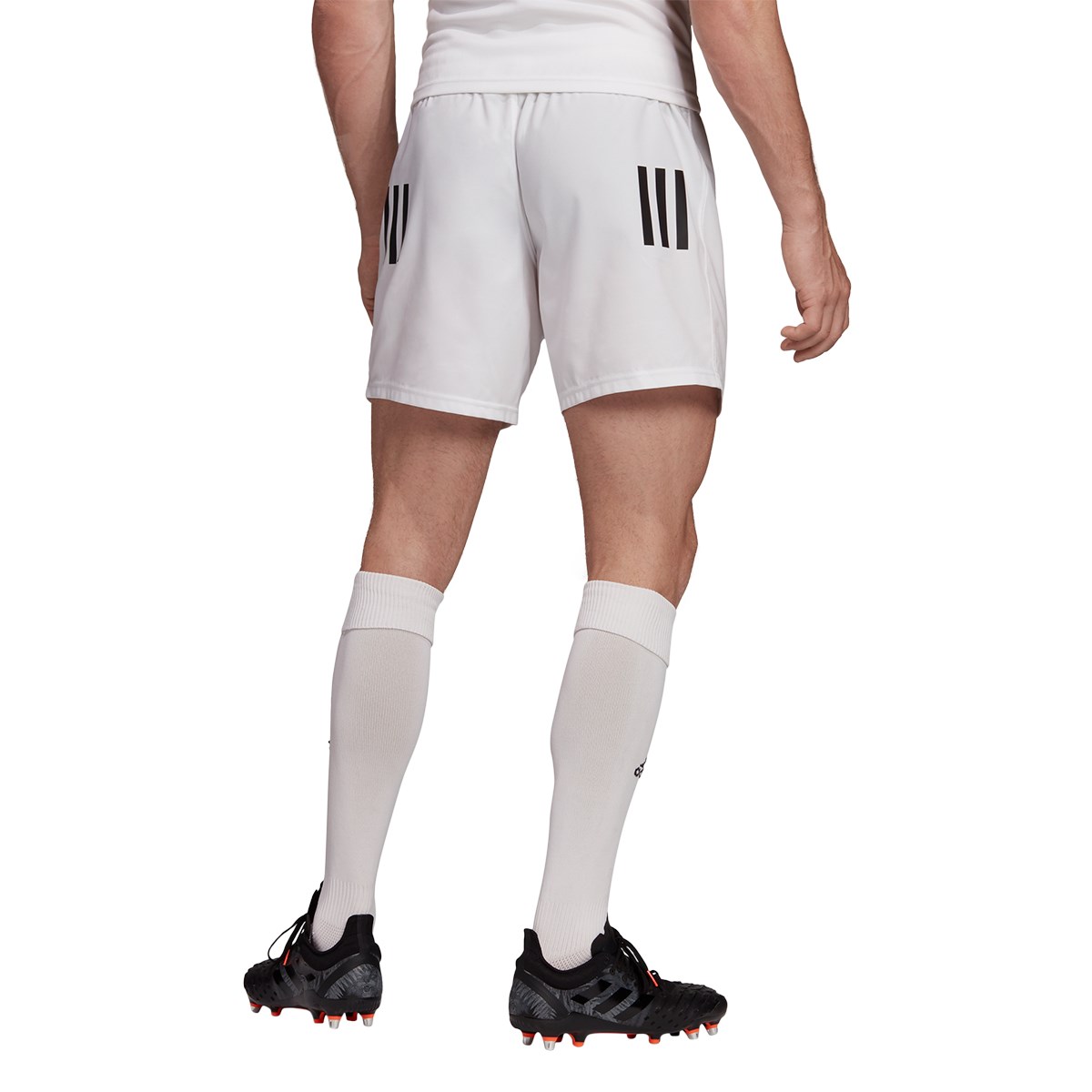 adidas 3S Rugby Match Shorts White - Model 1