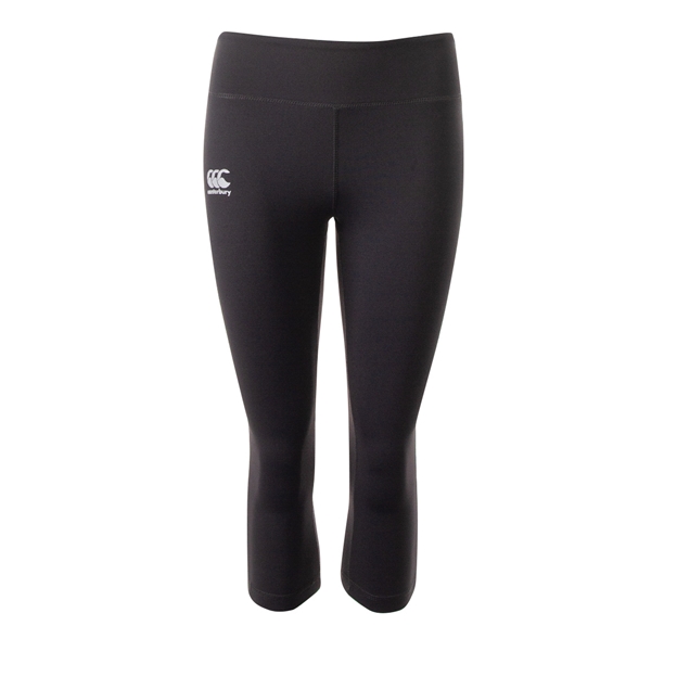 Canterbury Womens Vapodri Capri Tights - Jet Black - Front