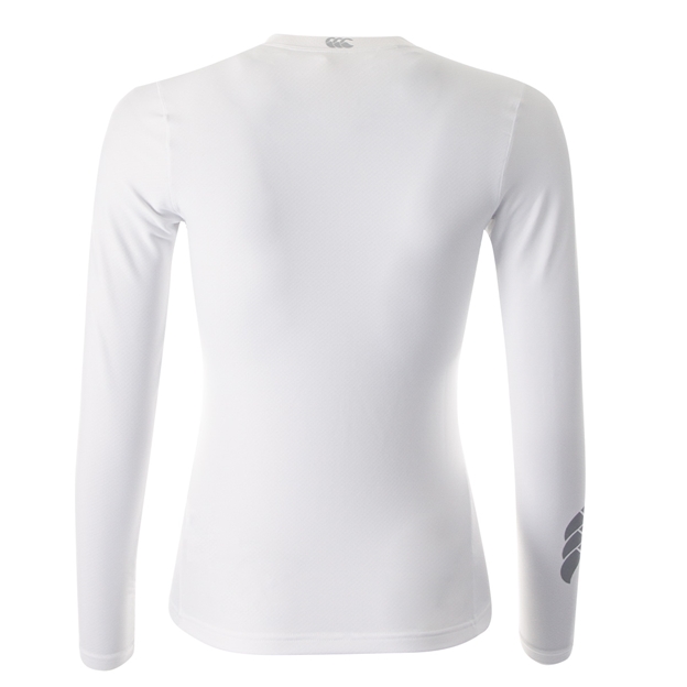 Canterbury Womens Thermoreg Baselayer Top - White Long Sleeve - 