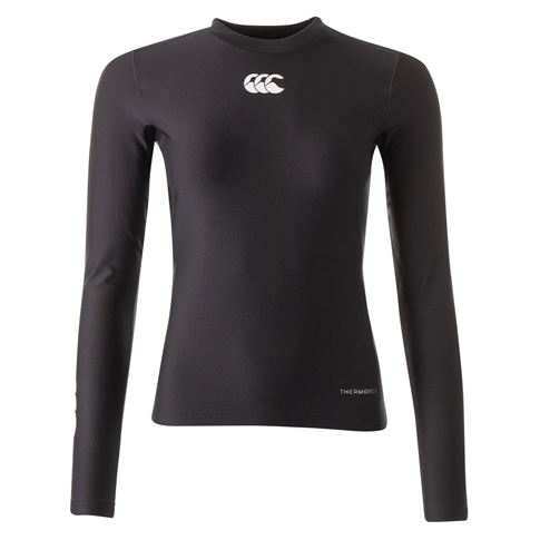 Canterbury Womens Thermoreg Baselayer Top - Black Long Sleeve - 