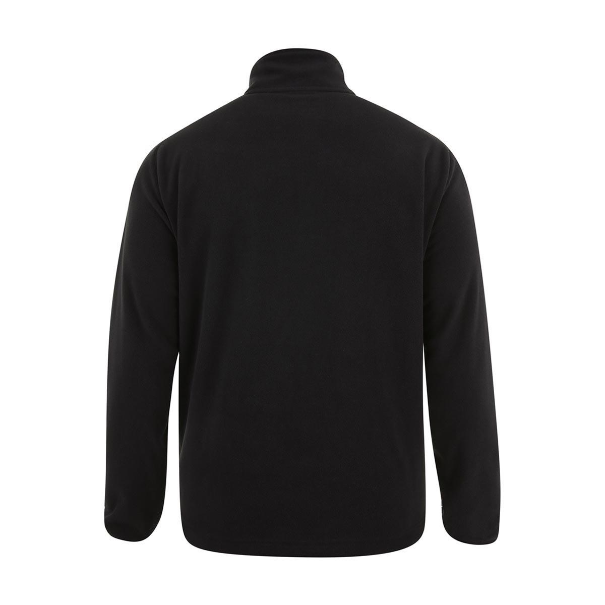 Canterbury Teamwear Team 1/4 Zip Microfleece Black Kids - Front