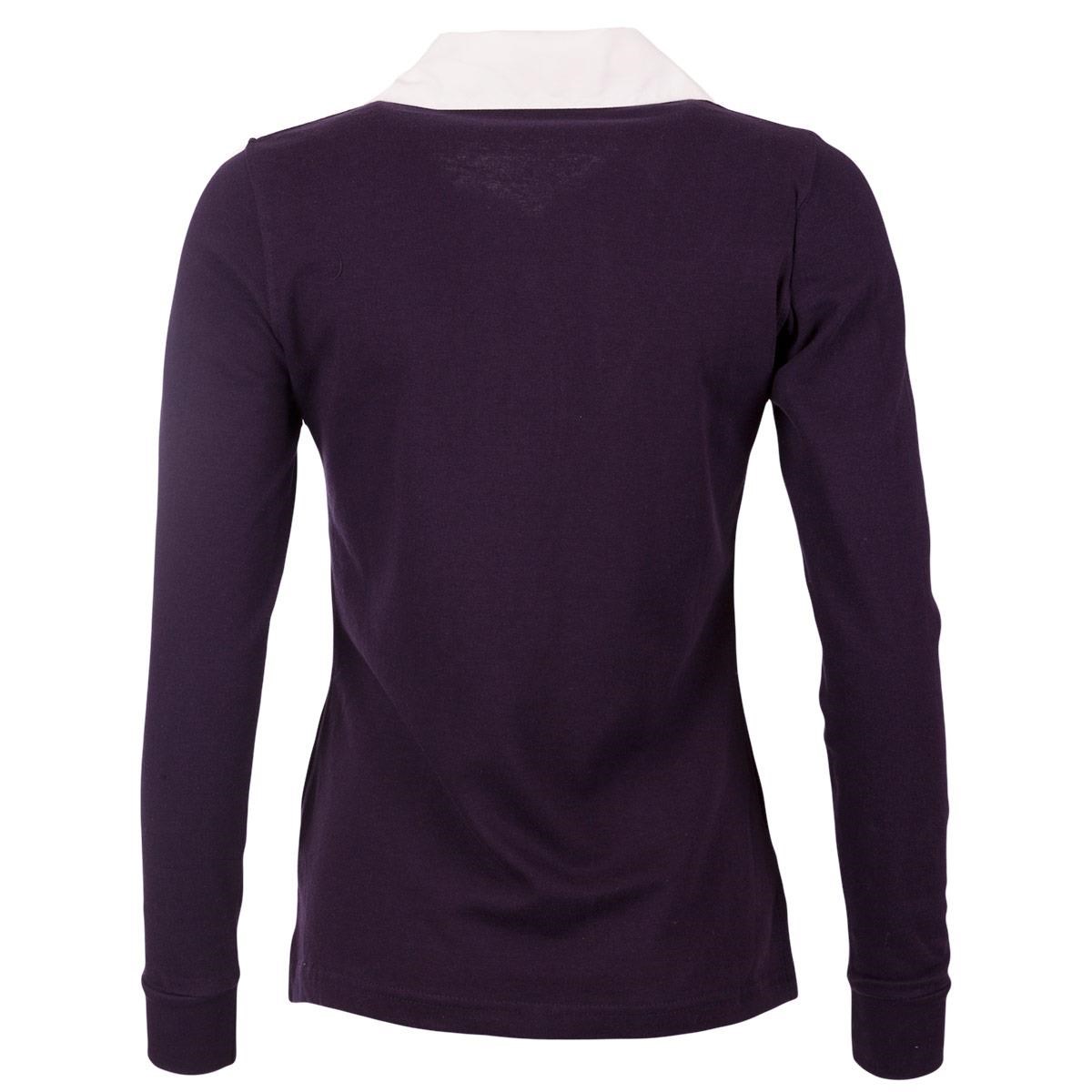 Scotland Womens Classic Rugby Shirt Navy - Frontv2 View