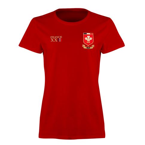 Wales Womens World Cup Classic T-Shirt - Red - Front