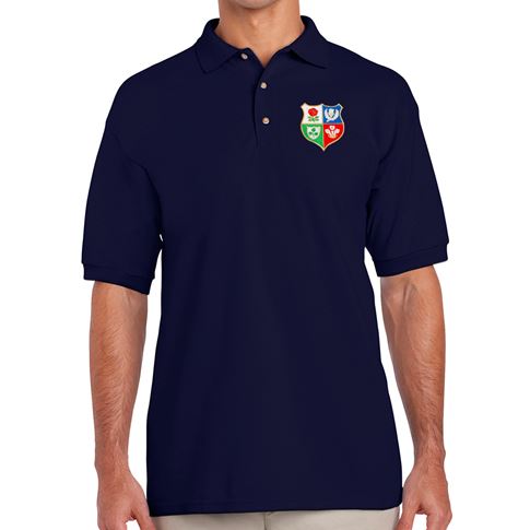 Lions 1888 Cotton Polo Navy - Front