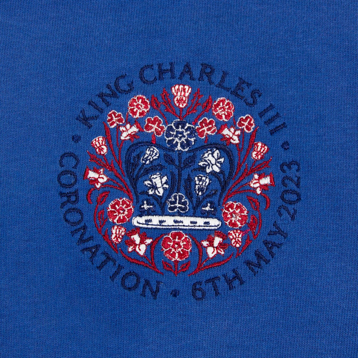 Special Edition Coronation Mens Classic Polo Shirt - Royal - Fro