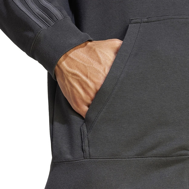 All Blacks Mens 3 Stripe Full Zip Hoodie - Black 2024 - Pocket
