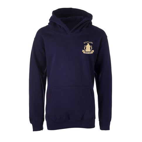 Scotland Kids Calcutta 1879 Classic Pullover Hoodie - Navy - Fro