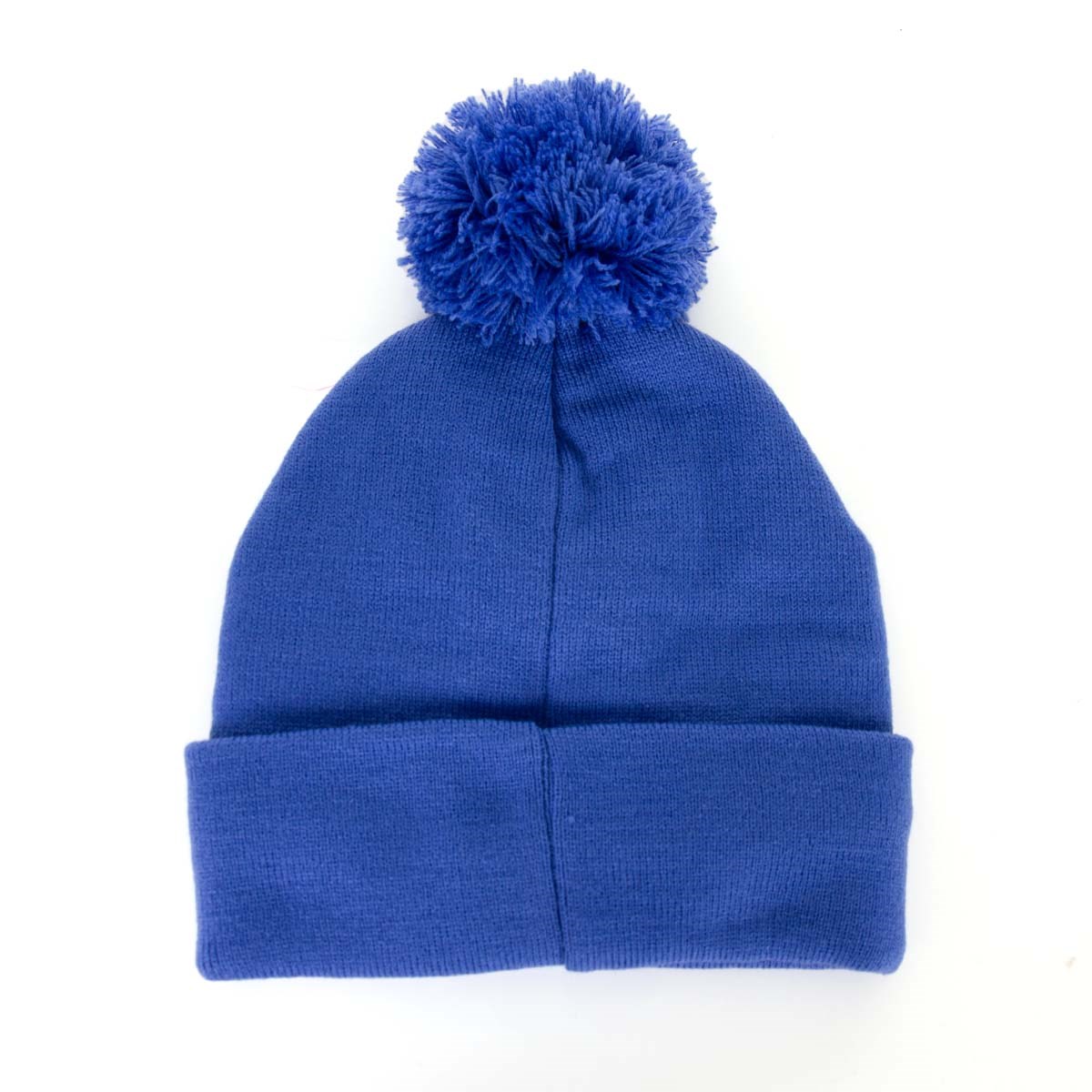 Glenmuir Adults Scotland Saltire Pom Pom Hat - Tahiti Blue - Fro