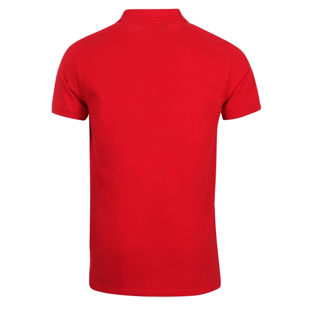 Portugal Mens Rugby Origins 1935 Polo Shirt - Red - Back
